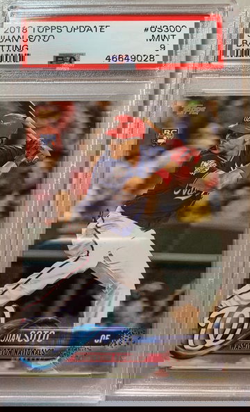 2018 Topps Update Juan Soto PSA 9