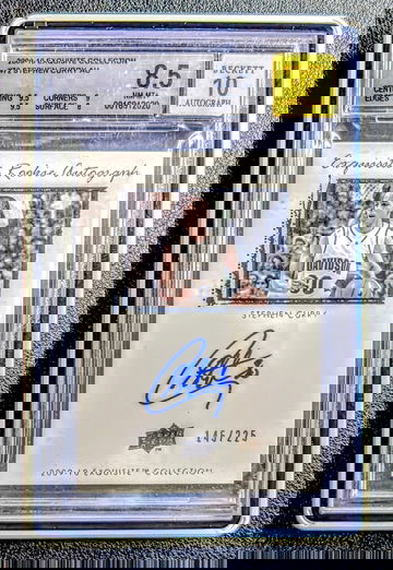 2009 Stephen Curry Exquisite Rookie Auto 10 BGS 8.5 /225