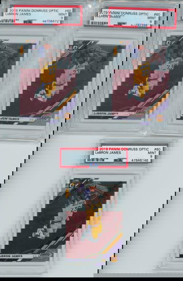 LeBron James Optic 2019 Base LOT OF 3