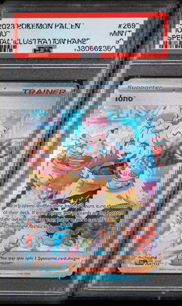 2023 Pokemon Scarlet and Violet Paldea Evolved Special Illustration Rare Iono #269 PSA 9