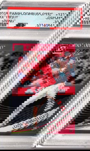 Mike Trout 2018 Panini Donruss Optic Pre-Swing PSA10 Gem Mint 