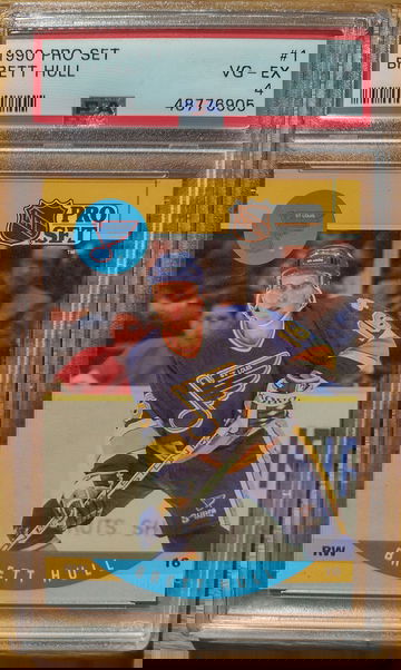 1990-91 Pro Set Brett Hull PSA 4