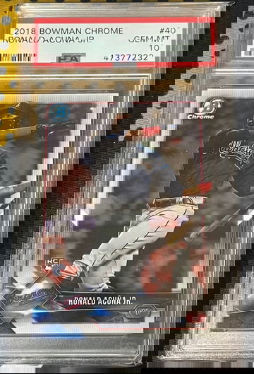 2018 Bowman Chrome Ronald Acuna Jr PSA 10 Gem Mint