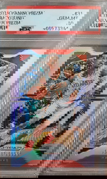 2019 Prizm Silver Trae Young PSA 10