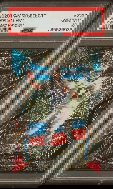 2020 Panini Select Cosmic Josh Allen PSA 10 - POP 3!!