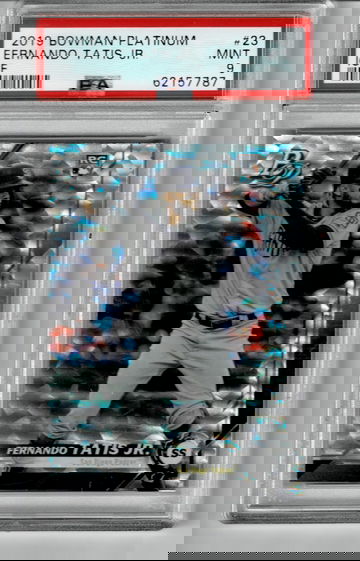 2019 Bowman Platinum Fernando Tatis Jr. Ice Parallel PSA 9 Rookie RC #23