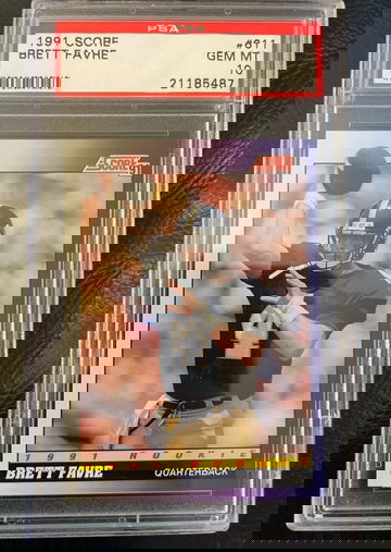 1991 score Brett Favre PSA 10