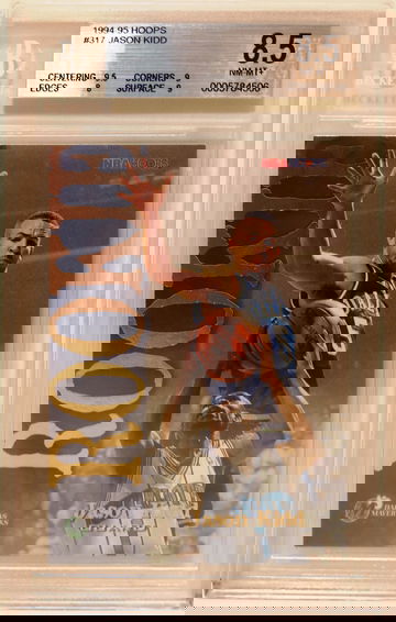1994-95 Hoops #317 Jason Kidd (ROOKIE) BGS 8.5 NM-MT+