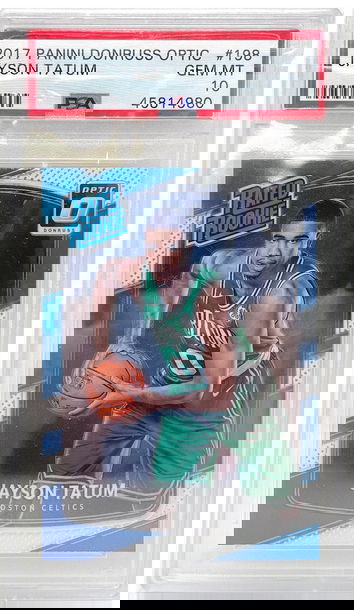 2017 Donruss Optic Jayson Tatum #198 Rookie RC PSA 10