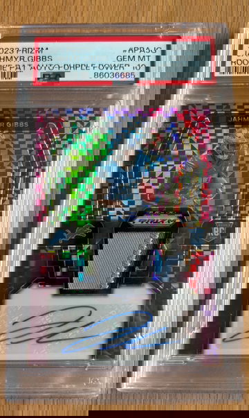 Jahmyr Gibbs 2023 Prizm Purple Power RPA /49