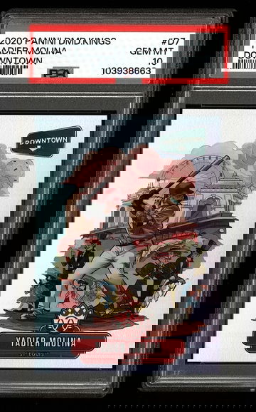 2020 PSA 10 Yadier Molina Panini Diamond Kings Downtown #D7 