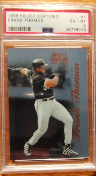 1996 Select Certified Frank Thomas PSA 6