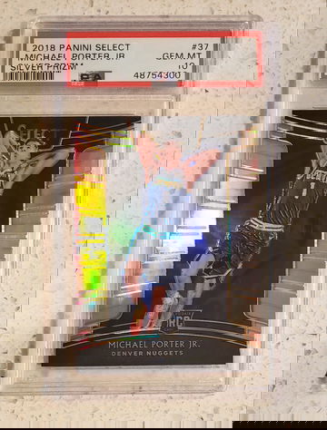 2018 Select Silver Refractor Michael Porter Jr. Rookie PSA 10