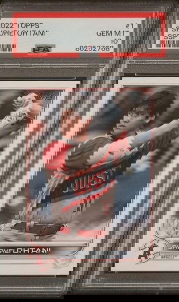 2022 Topps Series 1 #1 SHOHEI OHTANI SSP ASG All Star Batting Variation PSA 10