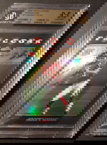 2008 Topps Chrome Refractor Matt Ryan #TC166 BGS 9.5 RC