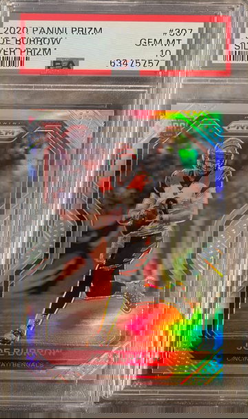 2020 Prizm Joe Burrow Prizm Silver PSA 10 Gem Mint