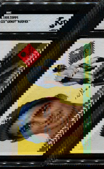 1955 Topps #123 Sandy Koufax ROOKIE SGC 3 VG HOF RC