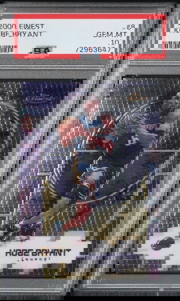 KOBE BRYANT 2002 TOPPS FINEST #47 LAKERS PSA 10 GEM MINT