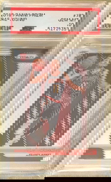 Trae Young Rookie - 2018 Panini Prizm #78 - PSA 10 Gem Mint