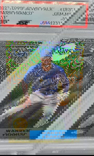 2022 Topps Silver Pack Update #T87C1 Wander Franco RC  PSA 10 Gem Mint 