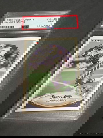 1990 Fleet Update Emmitt Smith #U-40 PSA 9