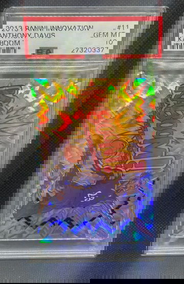 2013 Panini Innovation Anthony Davis KABOOM #11 PSA 10 Gem Mint 1ST YEAR KABOOM