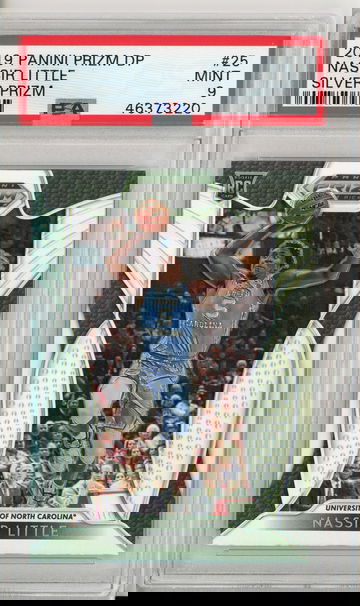 2019-20 Panini Prizm Draft Picks Nassir Little Silver Prizm Rookie PSA 9 MINT