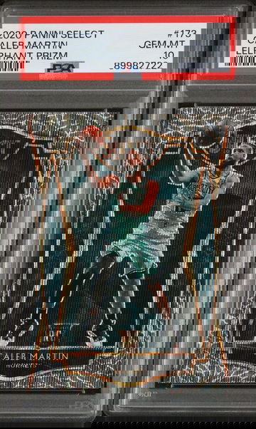 2020 Panini Select Elephant Prizm Caleb Martin #173 RC Premier Level PSA 10