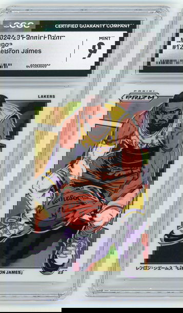 2024-25 Panini Prizm Manga #12 LeBron James
