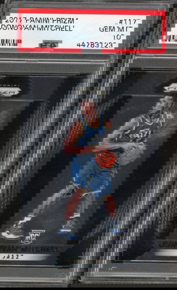 Donovan Mitchell 2017 Prizm Rookie PSA 10