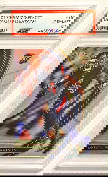 2017 Panini Select Deshaun Watson #16 Rookie PSA 10