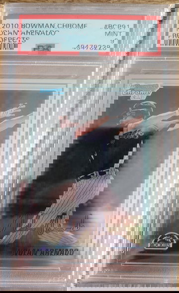 2010 Bowman Chrome Nolan Arenado PSA 9