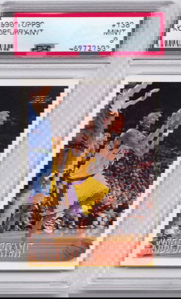 Kobe Bryant 1996 Topps PSA 9 