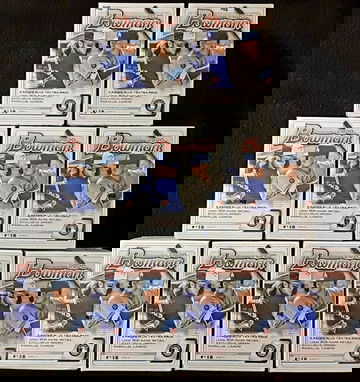 (9) 2020 Bowman Sealed Blaster Box Lot