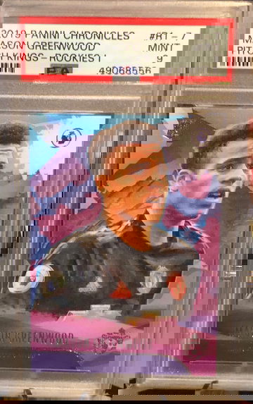 2019 Panini Chronicles Mason Greenwood PSA 9