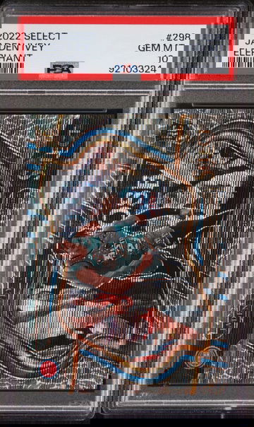 2022-23 Select Jaden Ivey #298 Courtside Elephant Prizm Rookie RC PSA 10