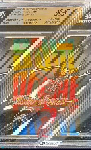 1998-99 SkyBox Premium Soul of the Game Michael Jordan #1 BGS 9.5