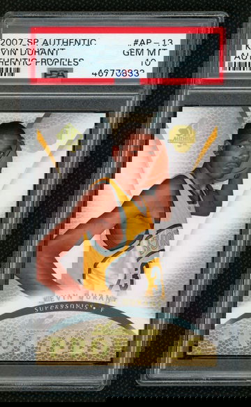 2007 Kevin Durant Upper Deck SP Authentic Profiles Rookie PSA 10 Gem Mint