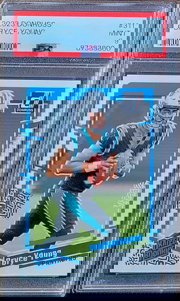 2023 BRYCE YOUNG Panini Donruss Rated Rookie PSA 9 RC #311 Carolina Panthers 