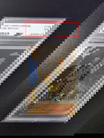 1996 Topps Chrome 138 Kobe Bryant PSA 7