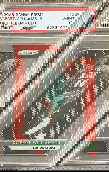 Robert Williams III 2018-19 Prizm Choice Prizm Red /88 RC PSA 9