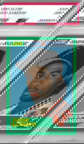 1989 Score Deion Sanders PSA  9 Mint