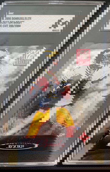 2000 donruss elite tom brady diecut 