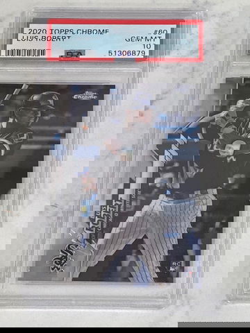 2020 Topps Chrome Luis Robert RC PSA 10