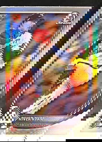 2025 Bowman Chrome RIVER RYAN RC Red Redemption #69 Los Angeles Dodgers