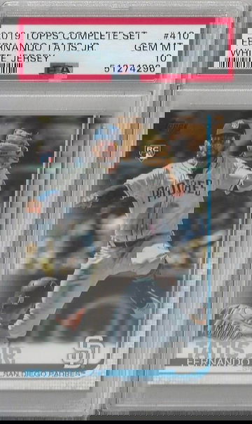 2019 Topps Fernando Tatis Jr White Jersey PSA 10