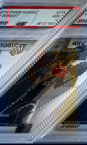 2019 Panini Mosaic Ja Morant PSA 9 Mint