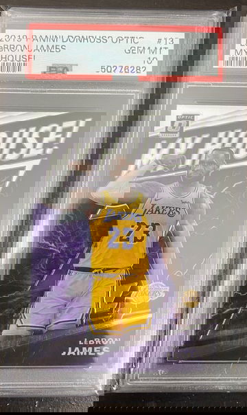 2019 optic lebron james my house psa 10 13