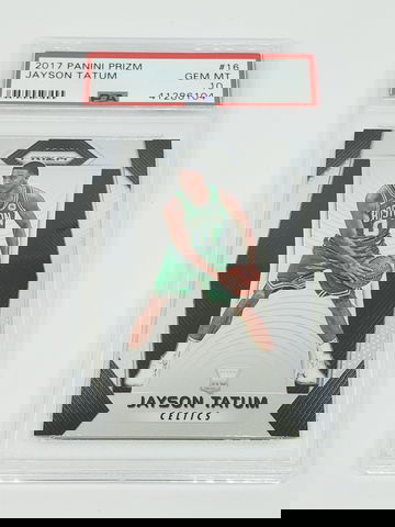 2017 Prizm Jayson Tatum PSA 10 Rookie RC Card