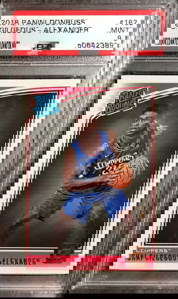 2018 Donruss Shai Gilgeous Alexander #162 PSA 9 MINT